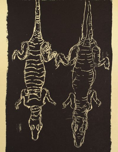Lithographie sur papier chinois, réalisée chez Idem. 90 cm x 63 cm